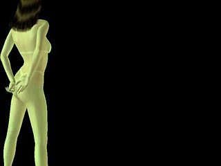 Gadis cantik pose pelbagai posisi hentai kartun 3D animasi