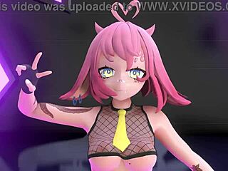 strip tease with clothes ripped while dancing to yoasobi idol music