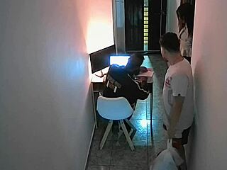 I convince the shy security guard of my building to shoot a porn video it goes wrong