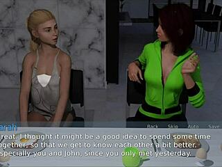 Triangle 2 unfolds in a wild 3D porn game with busty action. Secrets spill in every steamy scene.