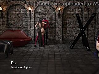 Shadows 12: una milf recibe un creampie en un calabozo BDSM salvaje