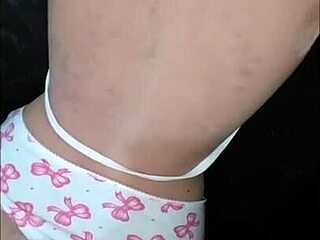 bonequinha in new panties as a cute hentai sex toy for amateurs