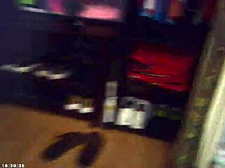 Behind the scenes, Maxxx Loadz bangs an AZN blonde with glasses