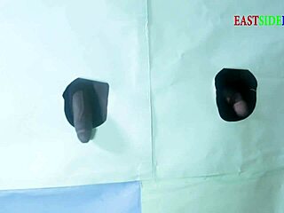 Eastsidebabe and Patricia9ja Take Turns on Glory Hole Blowjob One by One! 😜