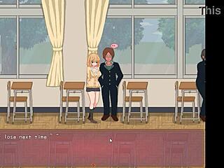 hey, wanna see college lady banging guys in new hentai game?