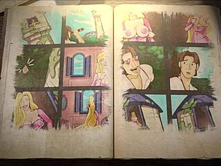 Fairytale prince saves his desperate princess in steamy hentai parody.