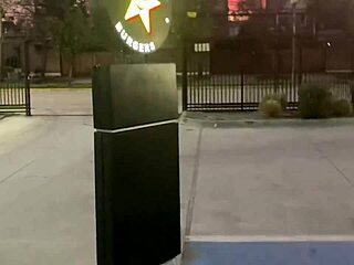 Yo, public fast food jerk-off session!