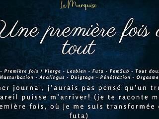 Eerste keer alles in Franse futa audio porno