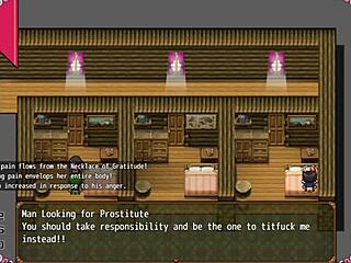 bruxinha’s first job as prostitute with titty play in hentai