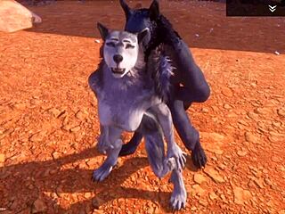 lobo alfa banging hot loba in wild life hentai!