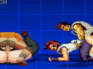 yuri and rin, wanna play this hot hentai game?