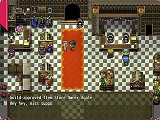 bruxinha’s first job as prostitute with titty play in hentai