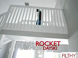 so, this HORNY STEPSISTER got left in charge, and things got wild with a monster cock bending her over!