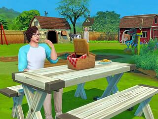 I begged stepbrother for huge dick in ass and rough facefuck in hentai sims