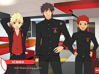 In this anime game, rushing through common bits in Bacchikoi Ichiru route part 02