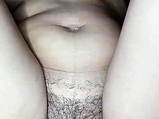 Young Latina with Hairy Pussy Rides Secretly Until Creamy Finish