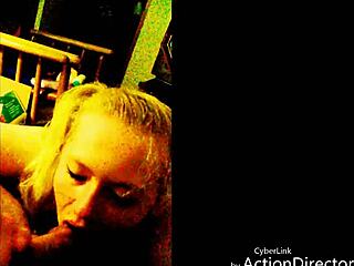 Hey, wanna see this big-titted blonde give epic blowjobs and handjobs all day?