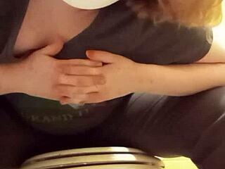 Toilet compilation of hot amateurs with big assets in steamy homemade clips