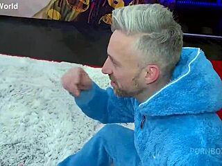 Wow, first time casting with young teen Anete Jordan, she's nervous!