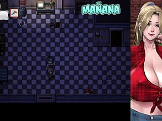 stuck in a wild gloryhole camp with busty zombie chicks! 😱