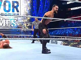 AJ Styles battles Finn Bálor at Survivor Series 2022.