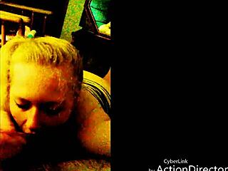 Hey, wanna see this big-titted blonde give epic blowjobs and handjobs all day?