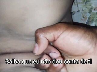 Can't make me cum because of this, huh? That's why you're a cuckold!