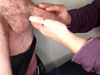 European Amateur Takes Cumshot on Tongue and Mouth