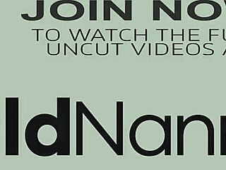 Cowgirl delivers rough handjob and blowjob with Agedlove guy