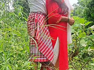 yo, my girlfriend’s getting pounded outdoors in the forest!