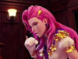 league of legends characters get wild with big cock hentai action