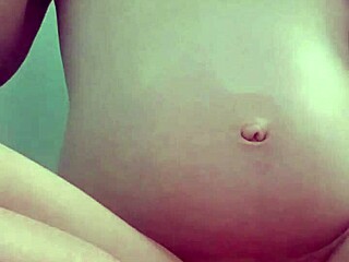 hey, wanna see my pregnant girlfriend masturbate her pussy solo?