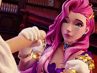 league of legends characters get wild with big cock hentai action