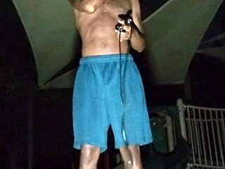 yo, wanna see my skinny roommate work out in the dorm?