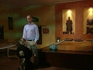 Blonde Geisha Fulfills Her Master's Deepest Sexual Cravings