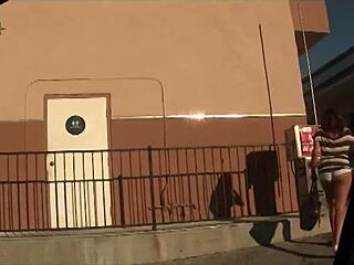 Brunette College Cutie Allie Haze Gets So Horny at Glory Hole.