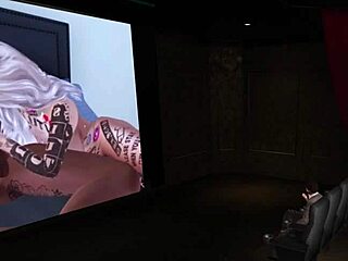 Wild Public Orgy in the Screening Room Exposed