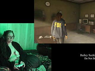 アラン・ウェイク2の裸プレイスルー、パート2、BBWキャラの巨乳とメガネ