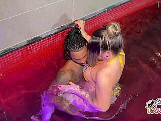 Cleo cadillac fucks the young guy in the motel after the party