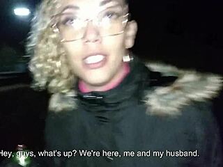 Couple caught peeing and banging hard in public behind church