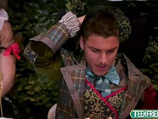 In wonderland, best friends have wild times with fucking and deepthroat