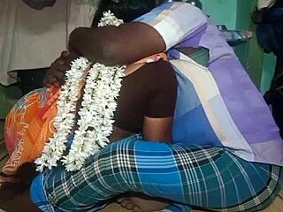 Aunty gets very hot fucking in village home with long hair beauty