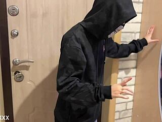 Sexy Thief with Pierced Nipples Caught Red-Handed and Bent Over for Hard Pounding