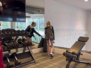 breezy bri, the client fucks her trainer hard