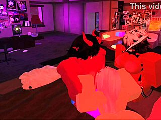 Watch these two futanari dominate a slut in a wild threesome with monster cocks!