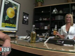 Horny Blonde Milf With Big Ass Drilled by Monster Cock