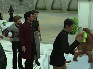 my wedding after party with the blissful simmers turned into wild sex!