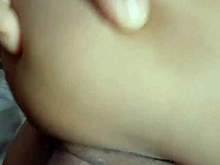 Real latina couple gets dirty with ass licking and nipple piercing close-up 😍