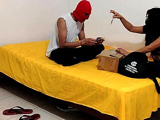 Doll in roleplay with single man after days without