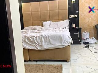 i showed up to fix his bed, but the guest slapped my ass. hit subscribe for more spicy clips!